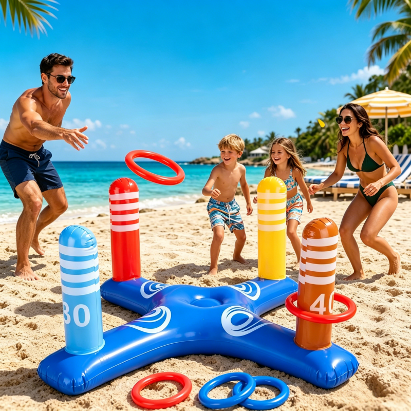Outdoor Sport An - Party Sport Swimming Inflatable Ring Toss