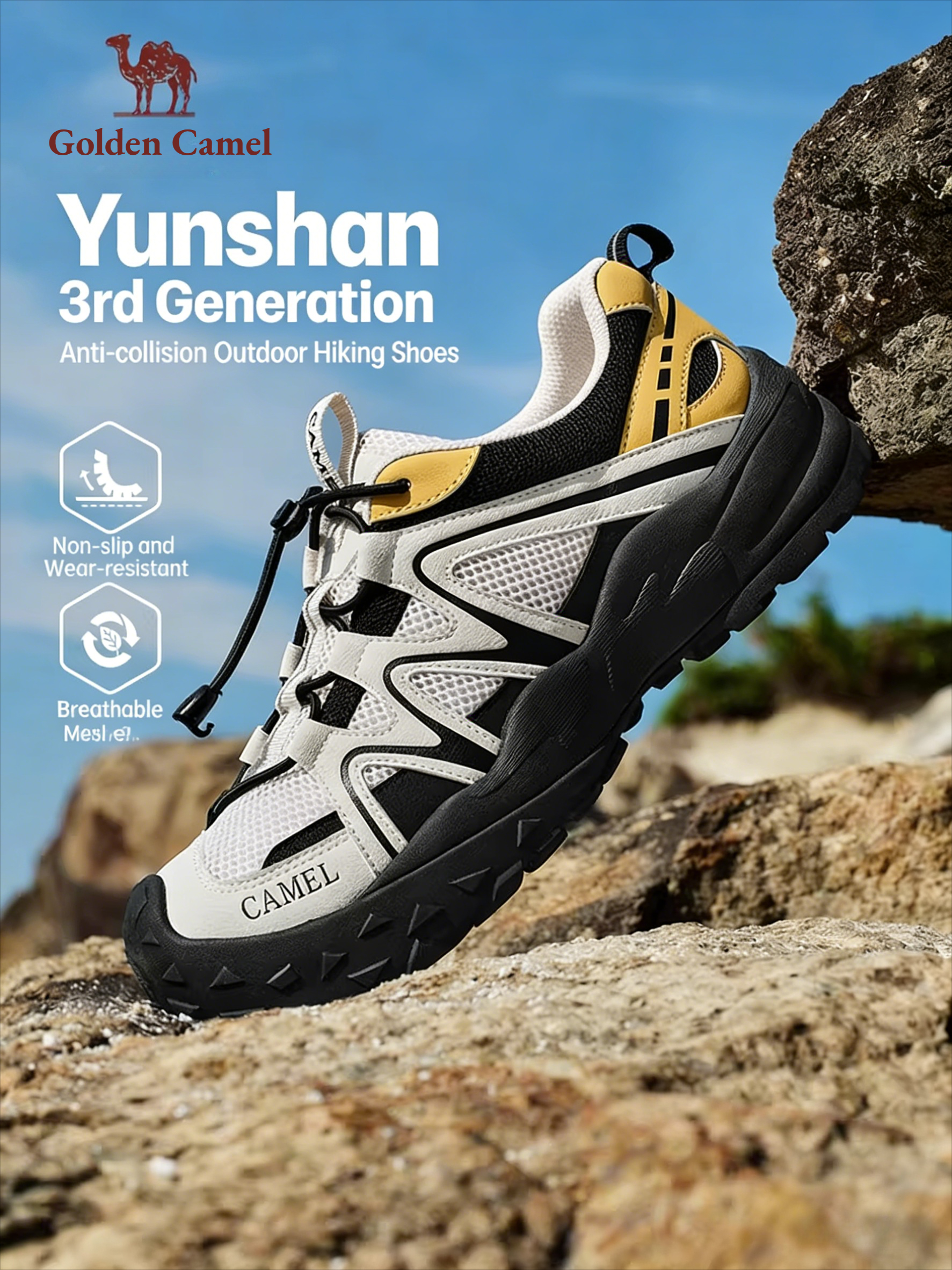 Climbing Shoe Beginner - Golden Camel Yunshan 3 Generation Hiking