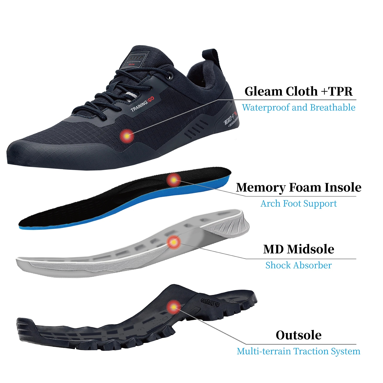 Baasploa Men Hiking Shoes New  - Climbing Shoe Beginner 리뷰 및 가격