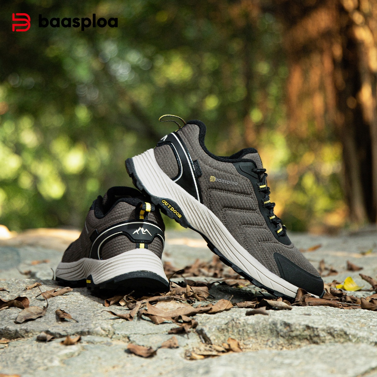 Baasploa Men Hiking Shoes Bran - Climbing Shoe Beginner 리뷰 및 가격