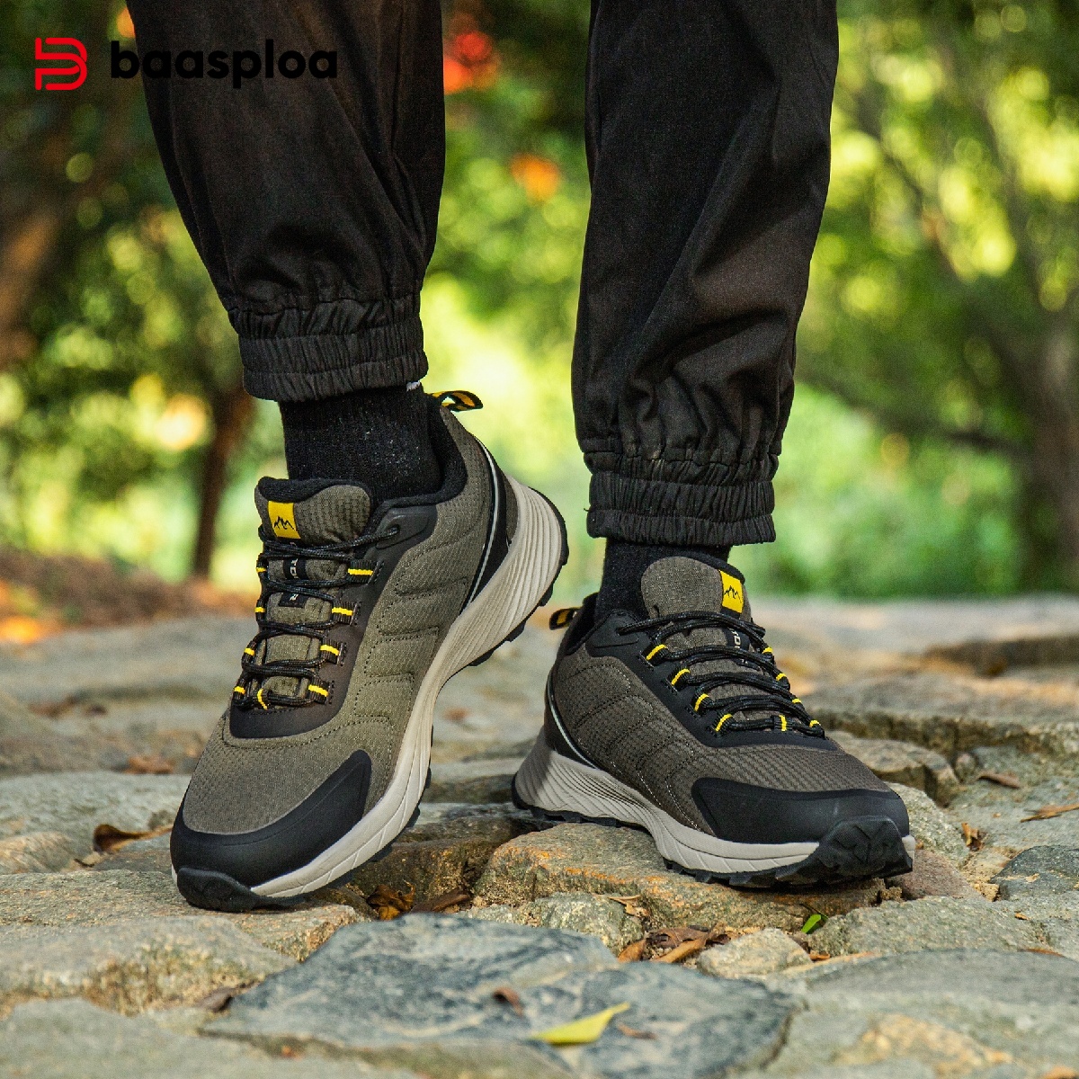 Baasploa Men Hiking Shoes Bran - Climbing Shoe Beginner 리뷰 및 가격