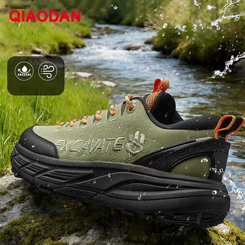 QIAODAN Hiking Shoes Men Leath - Climbing Shoe Beginner 리뷰 및 가격