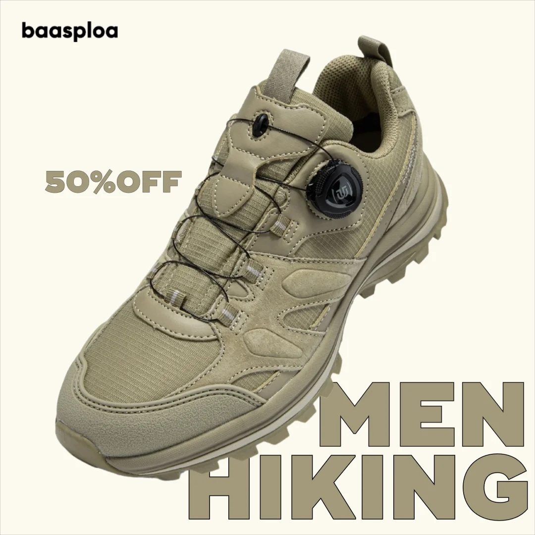 Baasploa Men Hiking Shoes Leat - Climbing Shoe Beginner 리뷰 및 가격