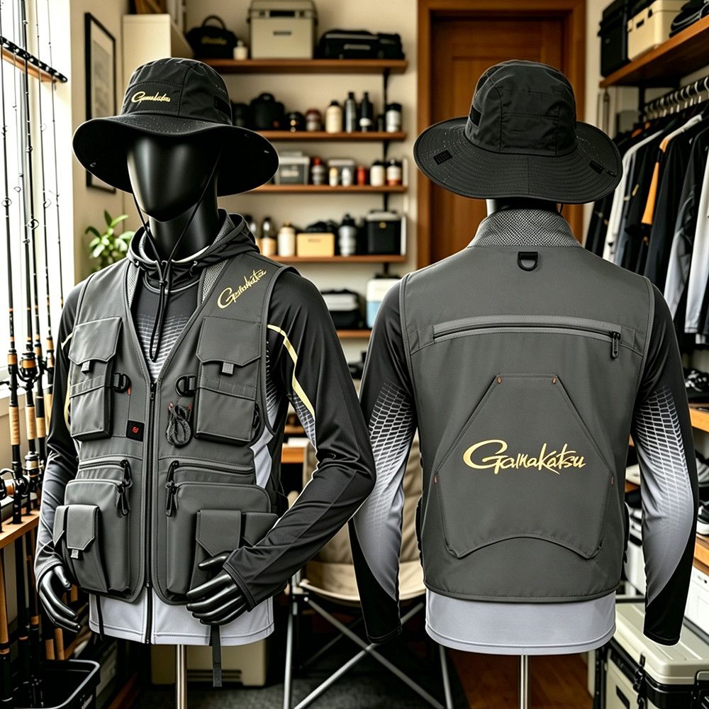 Gamakatsu Men Multi-Pocket Fis - Outdoor Sport Jacket 리뷰 및 가격