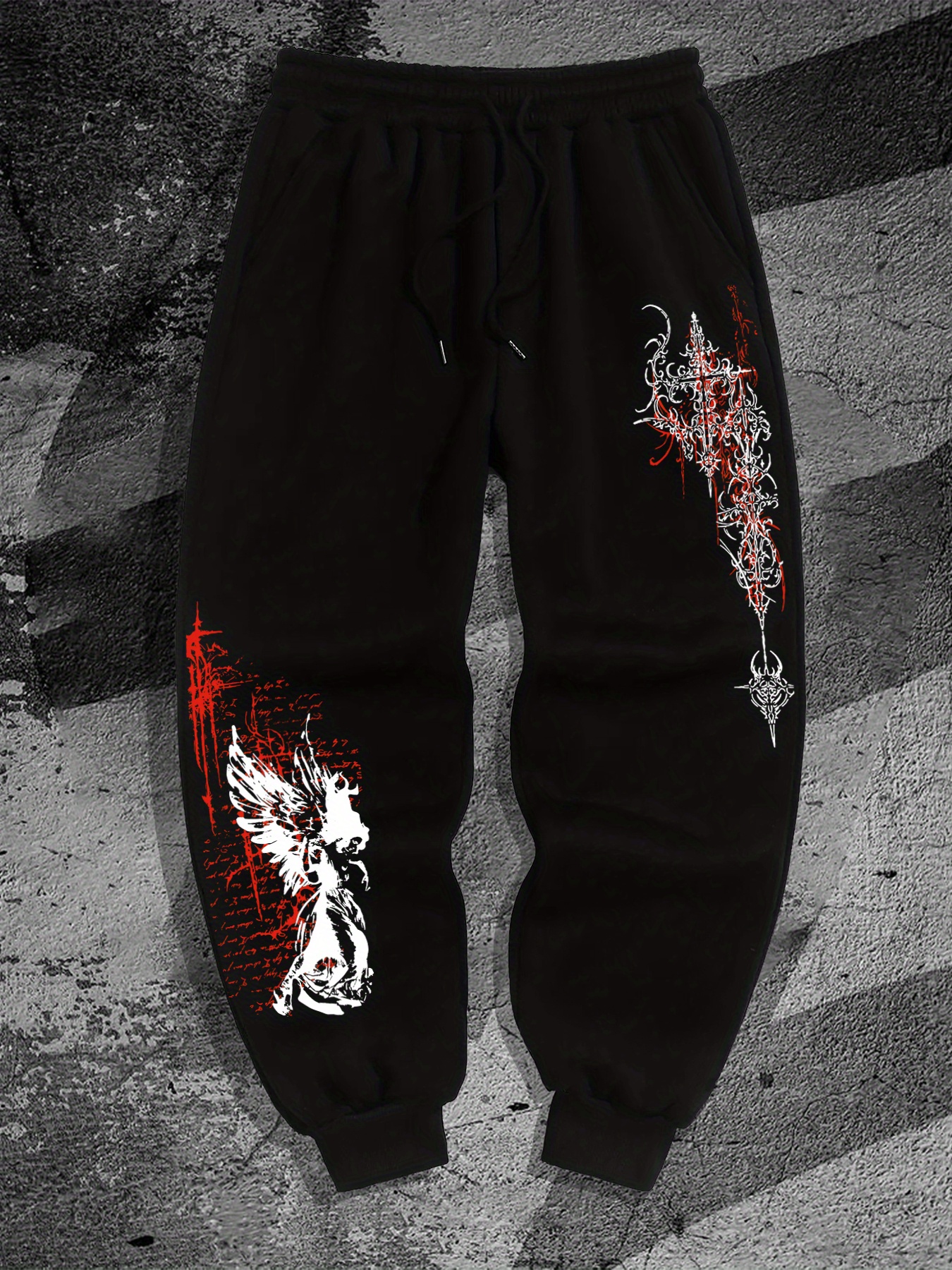 Gothic Angel Print Fashion Har - Outdoor Sport Hiking Pants 리뷰 및 가격