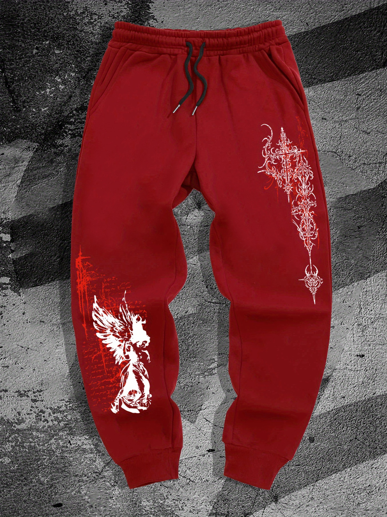 Gothic Angel Print Fashion Har - Outdoor Sport Hiking Pants 리뷰 및 가격
