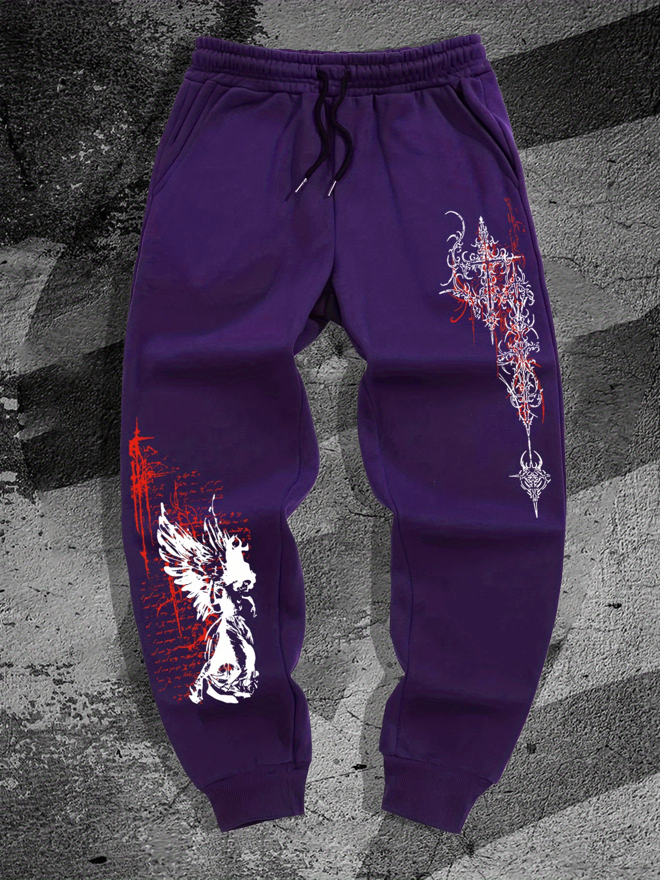 Gothic Angel Print Fashion Har - Outdoor Sport Hiking Pants 리뷰 및 가격