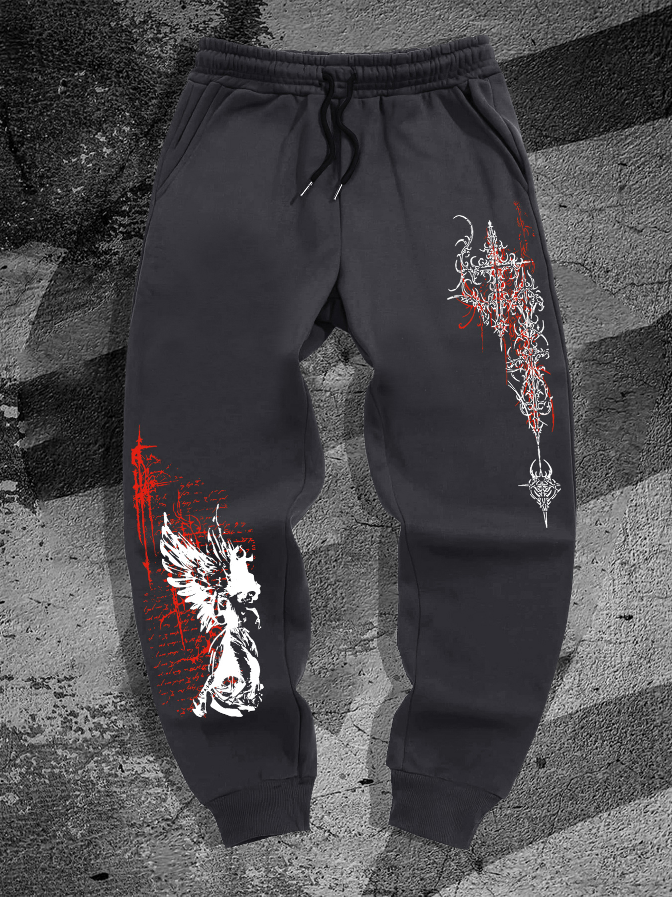 Gothic Angel Print Fashion Har - Outdoor Sport Hiking Pants 리뷰 및 가격