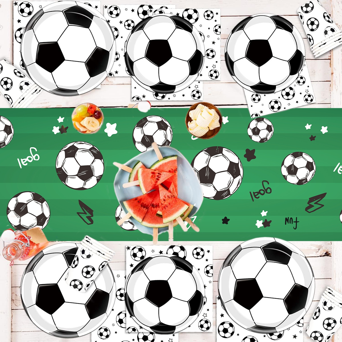 Soccer Table Runner Decors Pol - Outdoor Sport News 리뷰 및 가격