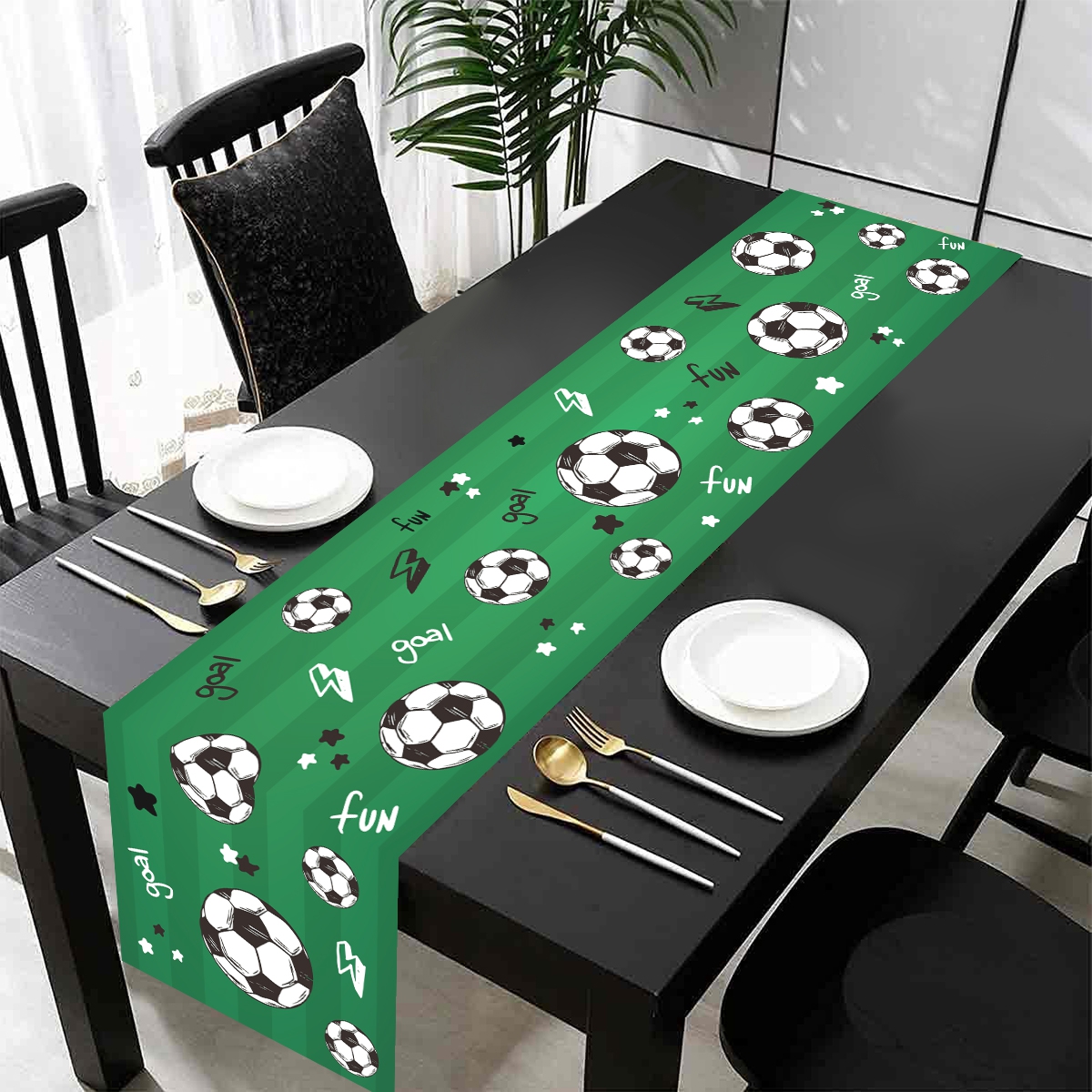 Soccer Table Runner Decors Pol - Outdoor Sport News 리뷰 및 가격