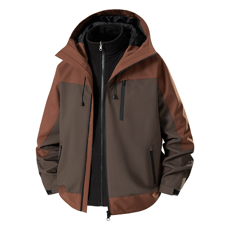 3-in-1 Splicing Mens Hiking Ja - Outdoor Sport Windbreaker 리뷰 및 가격