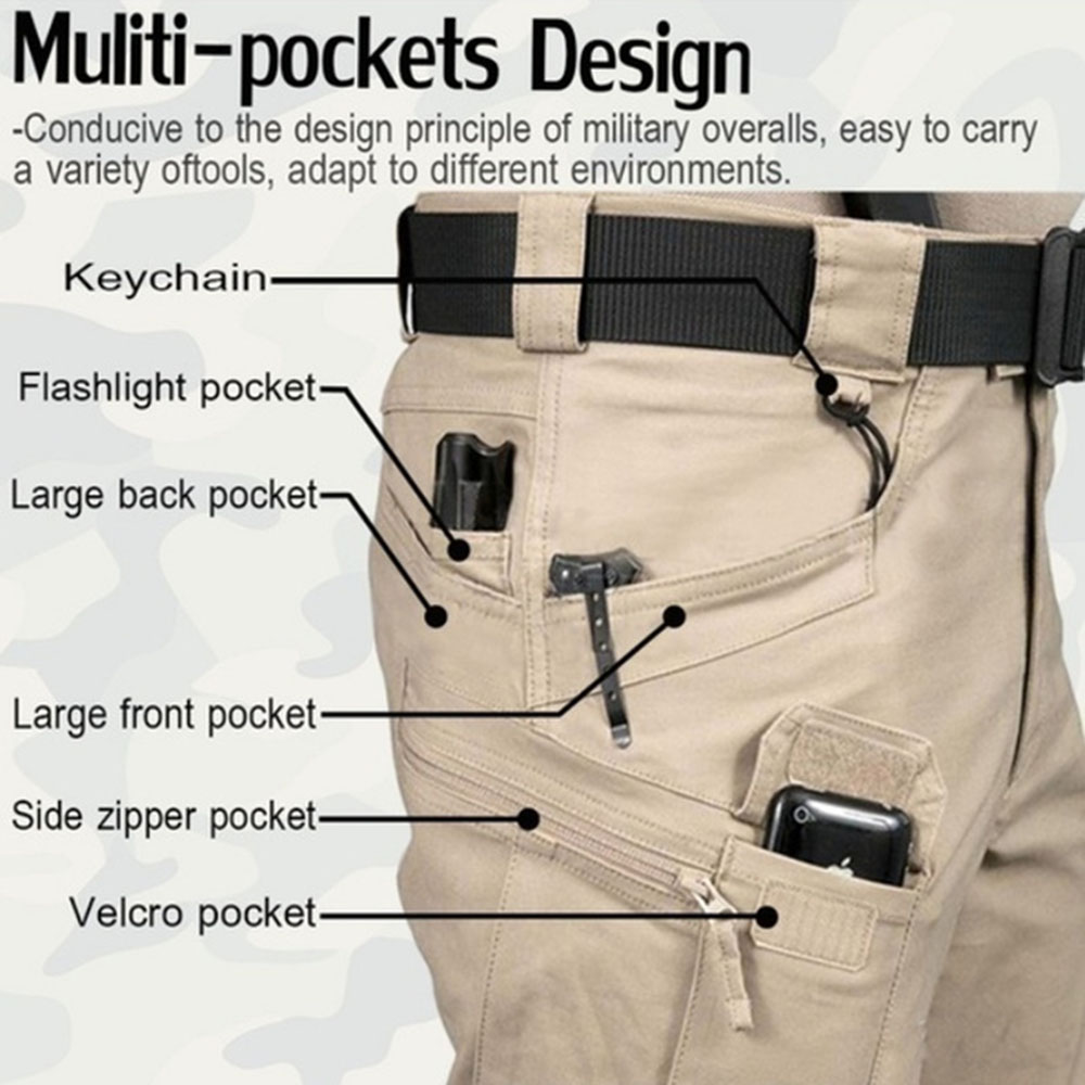 Men's Tactical Cargo Pants 6XL - Outdoor Sport Hiking Pants 리뷰 및 가격